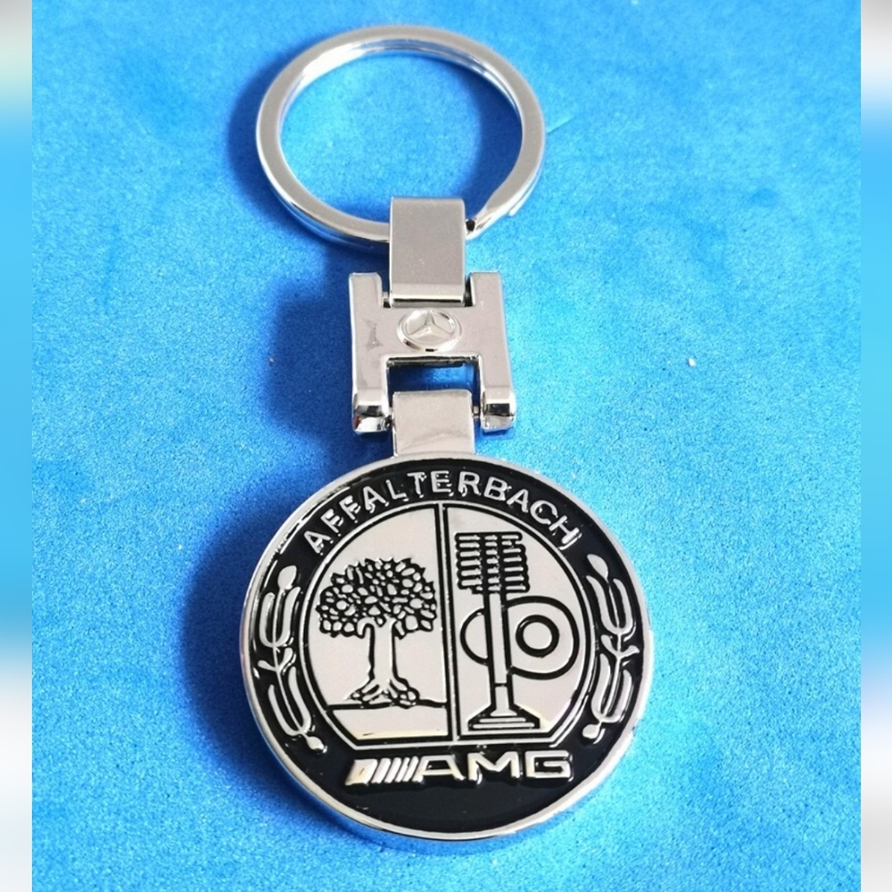 Mercedes metal Double Sided keychain Keyring Choose 1